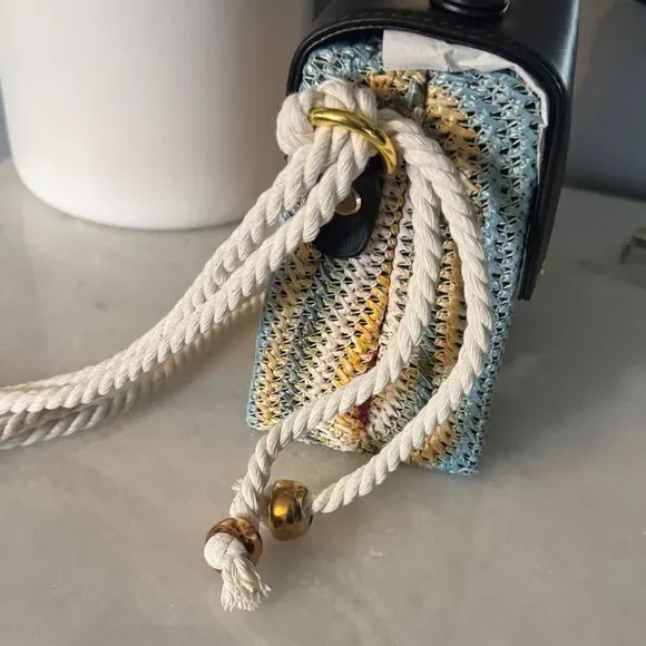 Chic Black and Multicolor Mini Bag - Picture 4 of 5